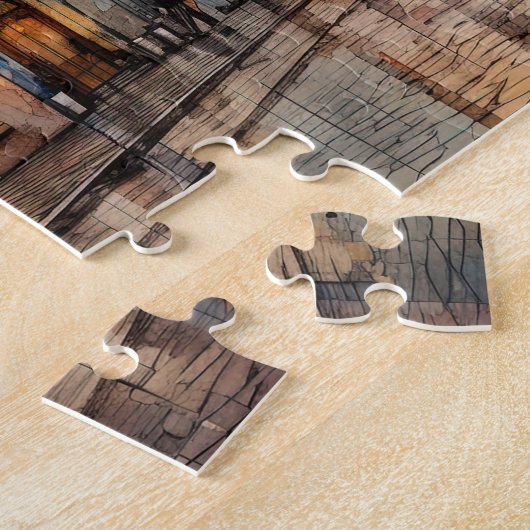 Mooi beschilderd München Legpuzzel (Zijkant)