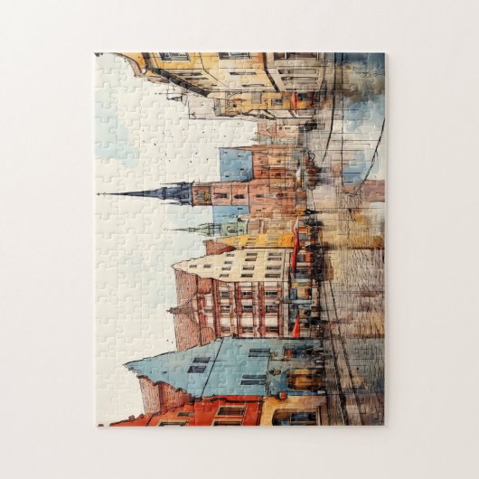 Mooi beschilderd München Legpuzzel (Verticaal)