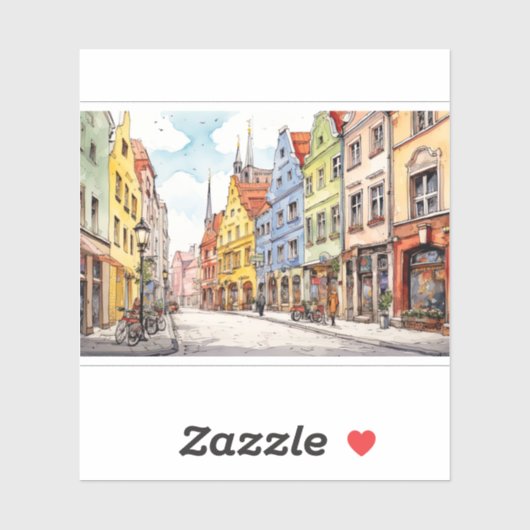 Mooi beschilderd München Sticker (Vel)