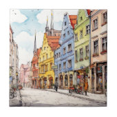 Mooi beschilderd München Tegeltje (Voorkant)