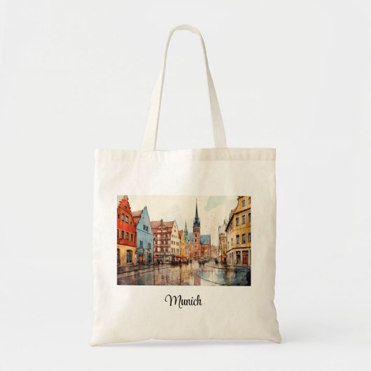 Mooi beschilderd München Tote Bag (Voorkant)