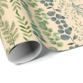 Mooi blad cadeaupapier (Rol Hoek)