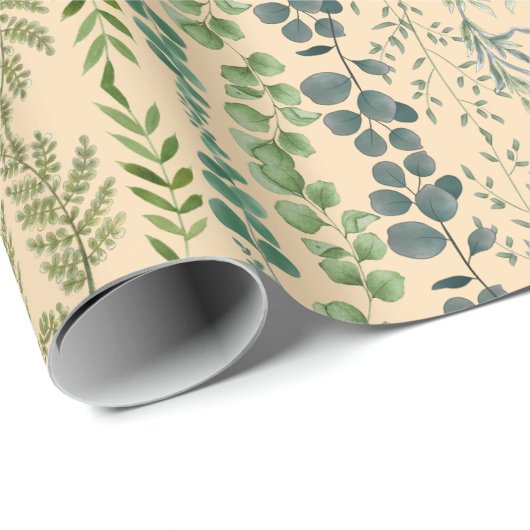 Mooi blad cadeaupapier (Rol Hoek)