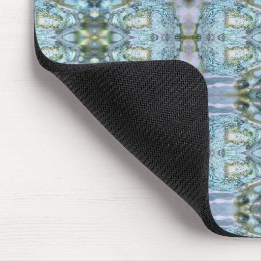 Mooi blauw Abalone Mousepad Muismat (Hoek)