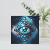 Mooi blauw Alle ogen Oogilluminati (Staand voorkant)