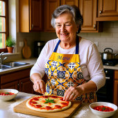 💙 💛 mooi blauw en geel Azulejos Schort