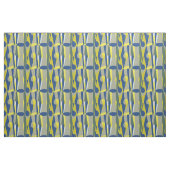 Mooi blauw en geel midden Abstract Stof (Fat Quarter)