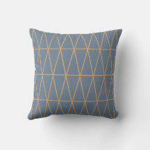 Mooi blauw en oranje driehoeken