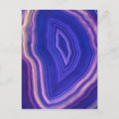 Mooi blauw en Paars Briefkaart (Voorkant)