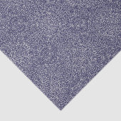 Mooi blauw en wit ingewikkeld Mandala Talavera Tissuepapier (Detail)