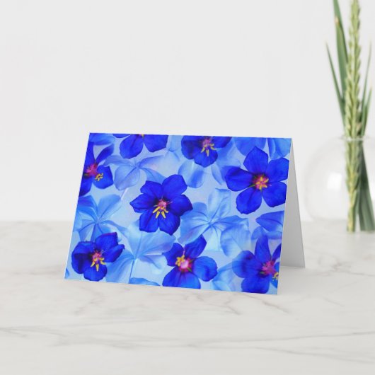 Mooi blauw! Goed gedaan Kaart (Voorkant)