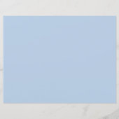 Mooi blauw Japans ventilatorpatroon (Achterkant)