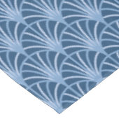 Mooi blauw  Japans ventilatorpatroon Tafelkleed (Gekanteld)