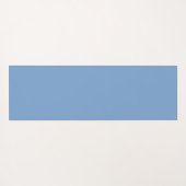 Mooi blauw  Japans ventilatorpatroon Yogamat (Achterkant (horizontaal))