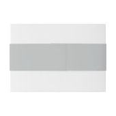 Mooi blauw met bruine tekst uitnodigingen wikkel (Achterkant Voorbeeld)