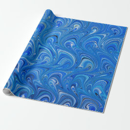 Mooi blauw omslagpapier cadeaupapier