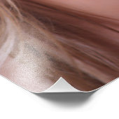 Mooi blauw oogblond meisje met een witte achtergro foto afdruk (Hoek)