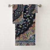 Mooi blauw oosters Antiek Kilim tapijt Bad Handdoek (Insitu)
