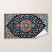 Mooi blauw oosters Antiek Kilim tapijt Bad Handdoek (Handdoek)