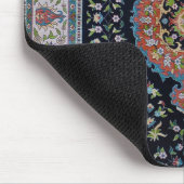 Mooi blauw oosters Antiek Kilim tapijt Muismat (Hoek)