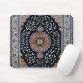 Mooi blauw oosters Antiek Kilim tapijt Muismat (Met muis)