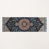 Mooi blauw oosters Antiek Kilim tapijt Yogamat (Voorkant (horizontaal))