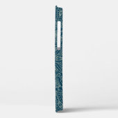 Mooi blauw ornament, vrolijk kerstfeest Case-Mate iPhone case (Achterkant / Links)