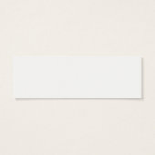 Mooi blauw tropisch strand mini visitekaartjes (Achterkant)