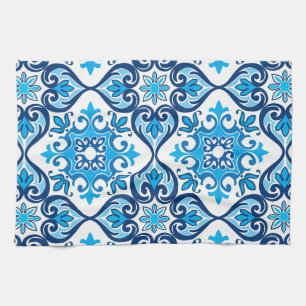💙 mooi blauw - wit Azulejos X, keuken T Theedoek
