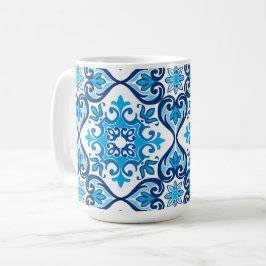 💙 mooi blauw - wit Azulejos X, Koffiemok