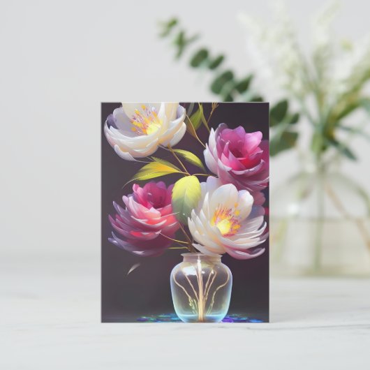 Mooi Bloemen Briefkaart (Staand voorkant)