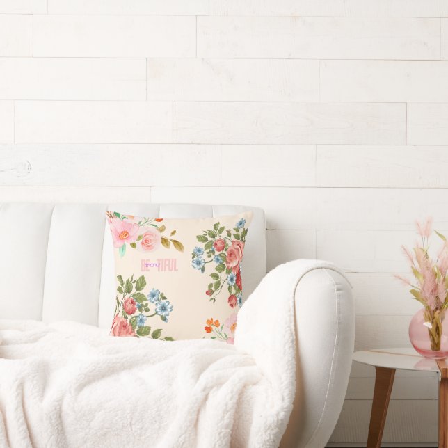 Mooi Bloemen Kussen – Elegante Home Decor (Bank)