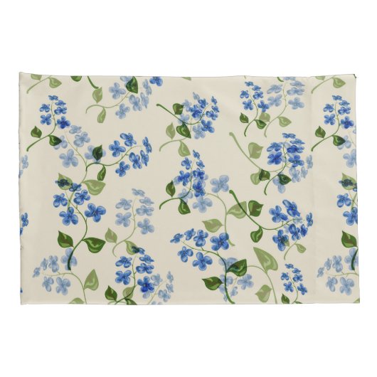 Mooi bloemen naadloos patroonvergeet-mij-nietje pi kussensloop (Achterkant-Rechts)