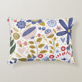 Mooi bloemmotief Accent Pillow Accent Kussen