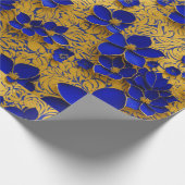 Mooi bloemmotief voor cadeaupapier (Hoek)