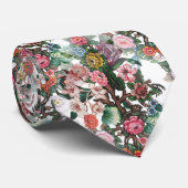 Mooi  bloemontwerp van Famous Artist Stropdas (Opgerold)
