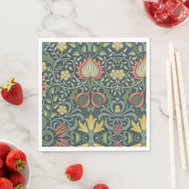 Mooi  Bloempatroon Roze Geel Groen Servet