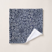 Mooi Bloempatroon Vogelbloemen Blauwe Anemoon Bad Handdoek (Wasdoekje)