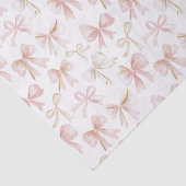 Mooi blozende roze linten verjaardag tissuepapier (Detail)