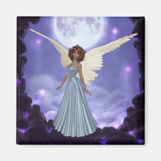 Mooi Blue Angel Magnet (Voorkant)