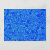 Mooi Blue Honeysuckle Pattern van W. Morris Briefkaart (Voorkant)