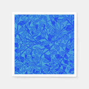 Mooi Blue Honeysuckle Pattern van W. Morris Servet