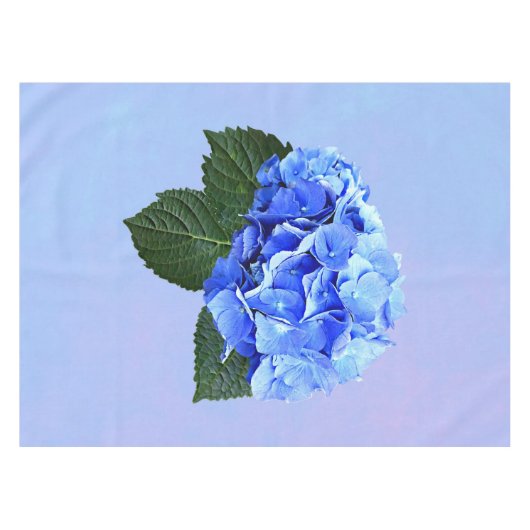 Mooi Blue Hydrangea Tafelkleed (Voorkant (Horizontaal))