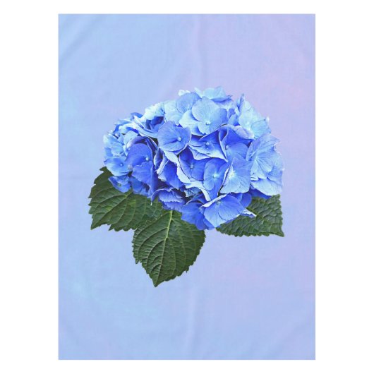 Mooi Blue Hydrangea Tafelkleed (Voorkant)