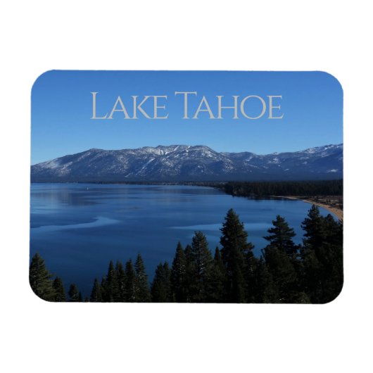 Mooi Blue Lake Tahoe Magnet Magneet (Horizontaal)