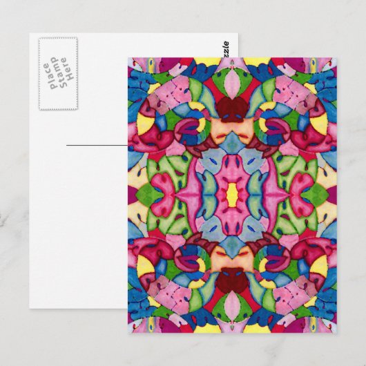 Mooi boeket Briefkaart (Voorkant / Achterkant)