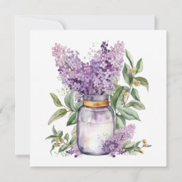 Mooi boeket van Violets Notitiekaartje