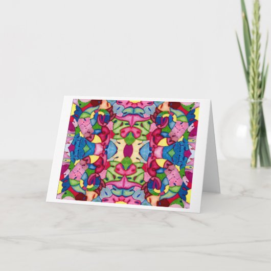 Mooi boeket Wenskaart Kaart (Voorkant)