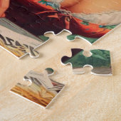  mooi Boerderij meisje Legpuzzel (Zijkant)