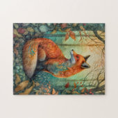 Mooi Boho Forest Dier/Fox Legpuzzel (Horizontaal)
